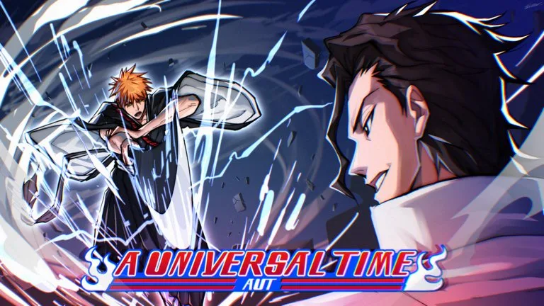Official A Universal Time experience thumbnail from the Roblox media set.